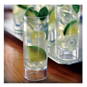 🌺 Mini Entertainers Cordial Mini Plastic Celebration Glasses NEW